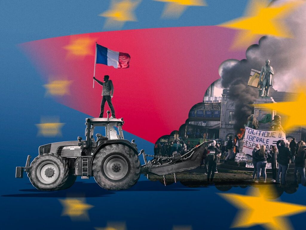 Farmers protest against the EU-Mercosur trade deal, highlighting the political and economic clash in French agriculture.