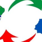 The EU-Mercosur trade deal is visually represented by connecting arrows between Europe and South America, highlighting the economic integration between the two regions.