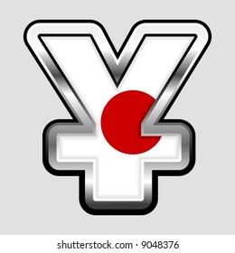 Japan’s yen symbol, featuring a stylized design with the national flag motif, signals a historic rate hike that could reshape global financial dynamics for European investors.