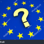 The EU flag with a central question mark highlights the confusion surrounding new regulations on 'high-efficiency combustion engines'.