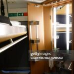 Inside a new night train connecting Paris and Berlin, showcasing the modern amenities designed for comfortable overnight travel.