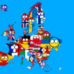 The NBA’s expansion into Europe is set against a backdrop of regional diversity, as illustrated by this vibrant, character-filled map of the continent.